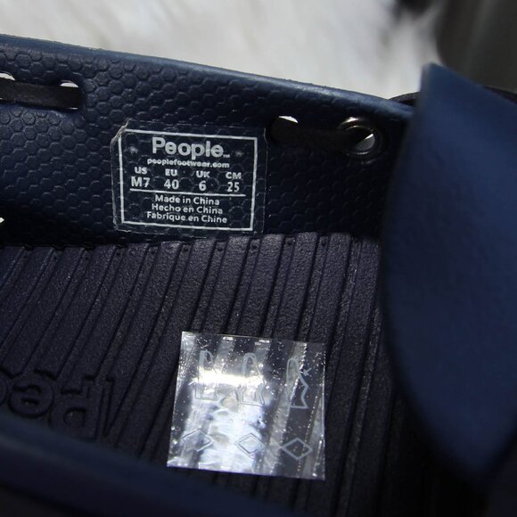 People Footwear Blue Boat Loafers Slip On Shoes Men's Size 7 - Picture 11 of 11